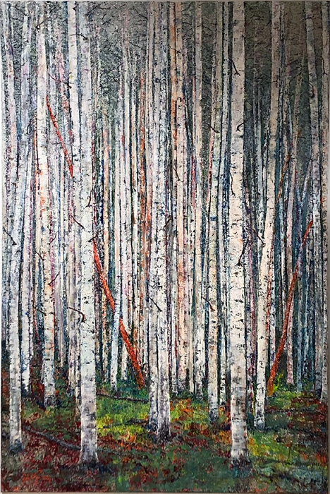 Uwe Krähnke: Wald-Sichten. Öl- und Acrylmalerei